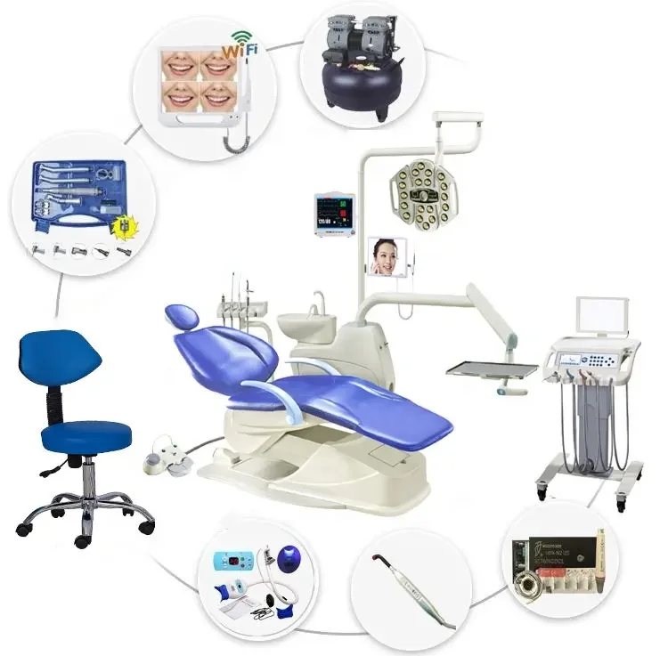 Factory direct den tal Surgery den tal Unit Medical Chair With  Led Lamp