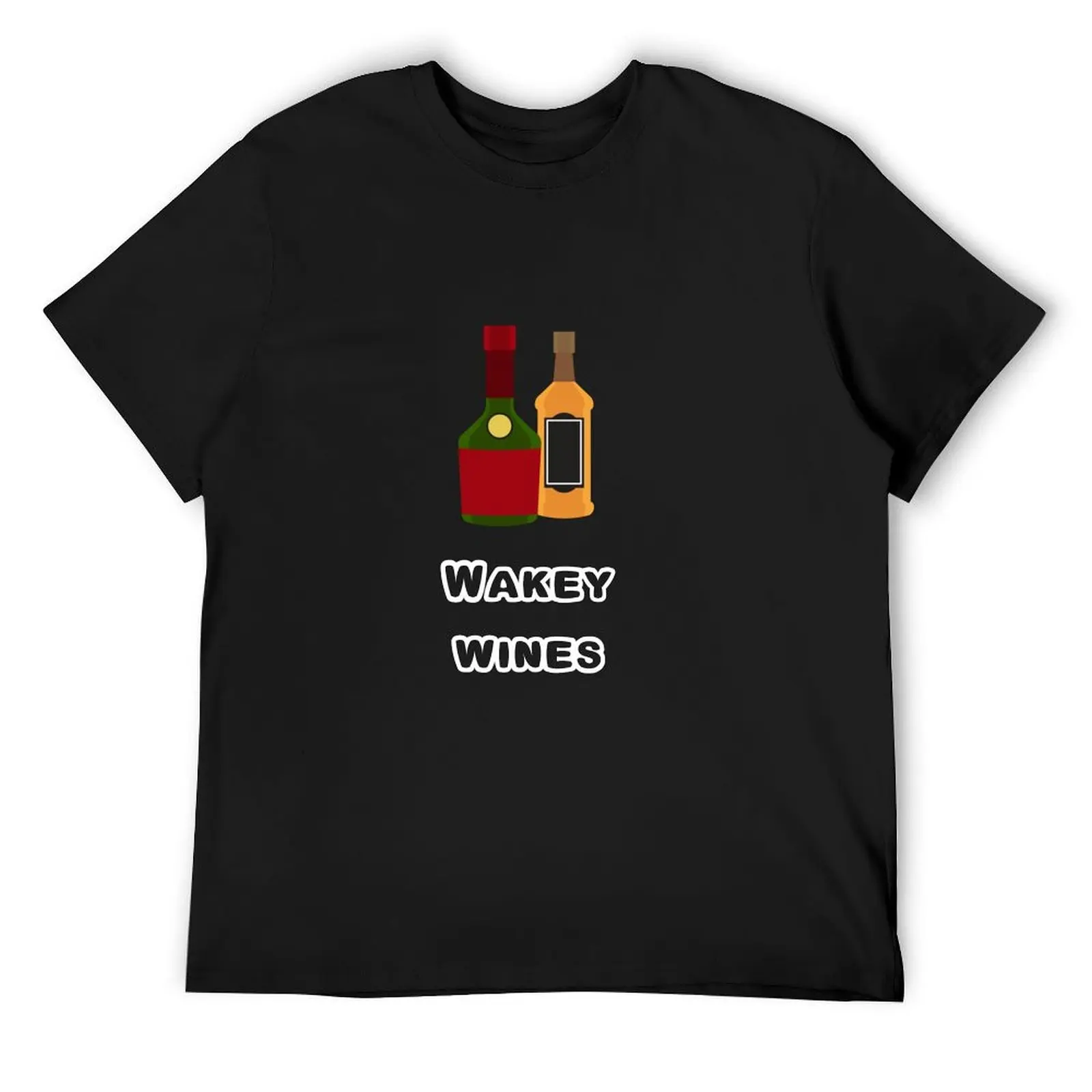 Wakey wines- Wine T-Shirt summer clothes Aesthetic clothing graphic t shirt vintage cheap stuff sweat shirts, men