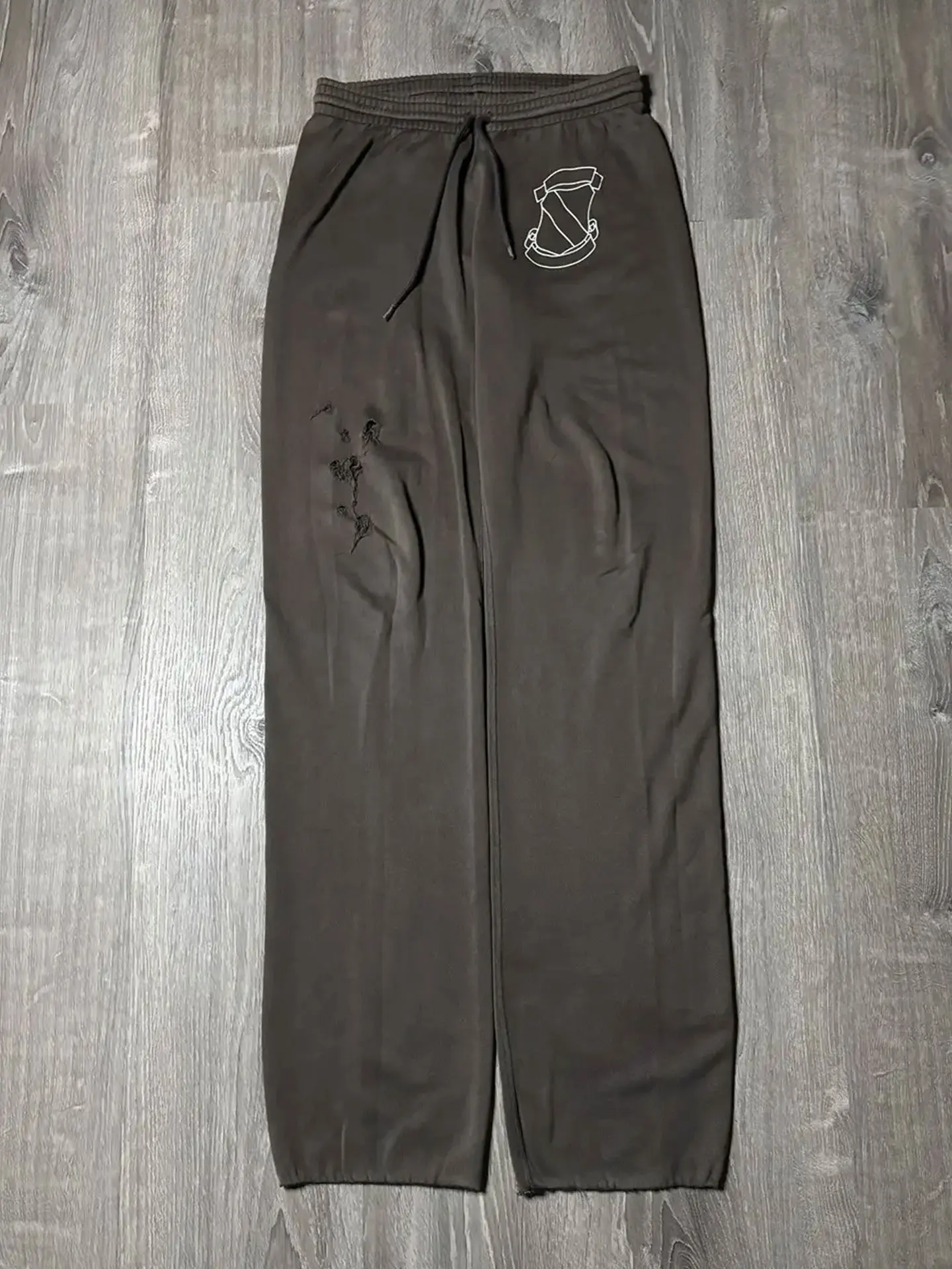 

Свободные повседневные брюки из чистого хлопка для молодежи NumberNine01ss с принтом-эмблемой, удобные, дышащие, летние