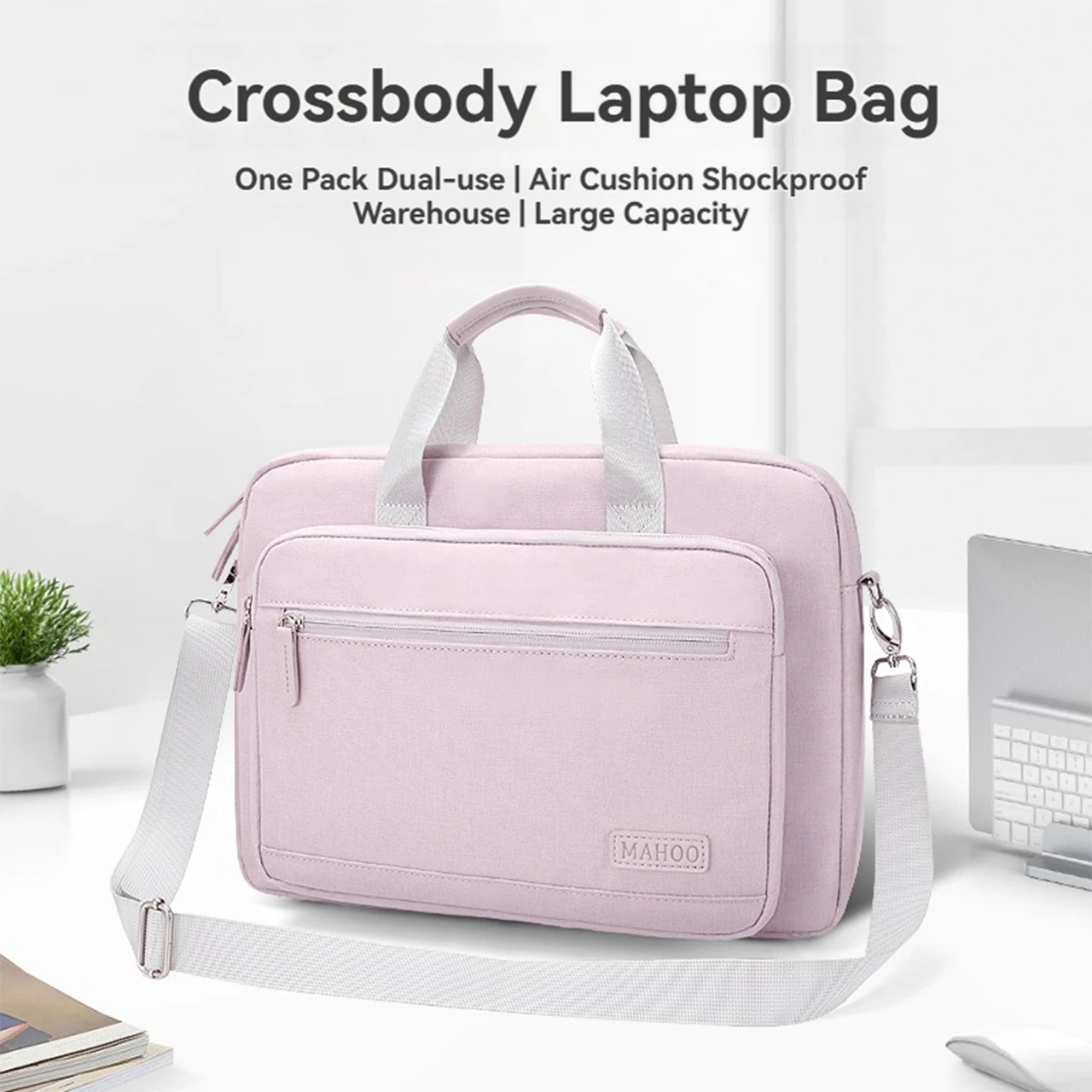 Torba na laptopa do Macbook Air Pro 16 Etui na notebook HP Huawei Lenovo Dell Pokrowiec 13.3 14 15.6 cali Torba na ramię Teczki — zdjęcie produktu 5