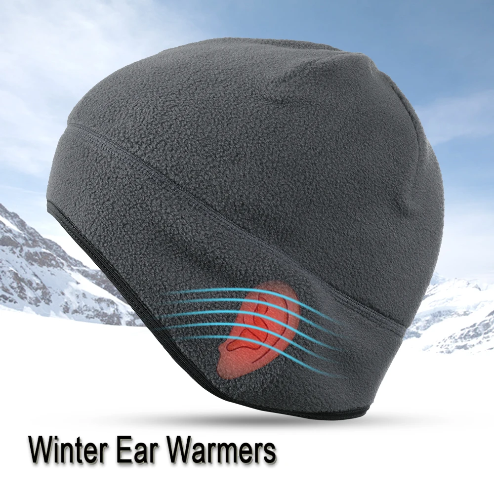 Winter Sport Caps Running Hat Skiing Snowboard Cycling Warmer Hats Thermal Windproof Ear Cover Hiking Camping Soft Cap Men Women