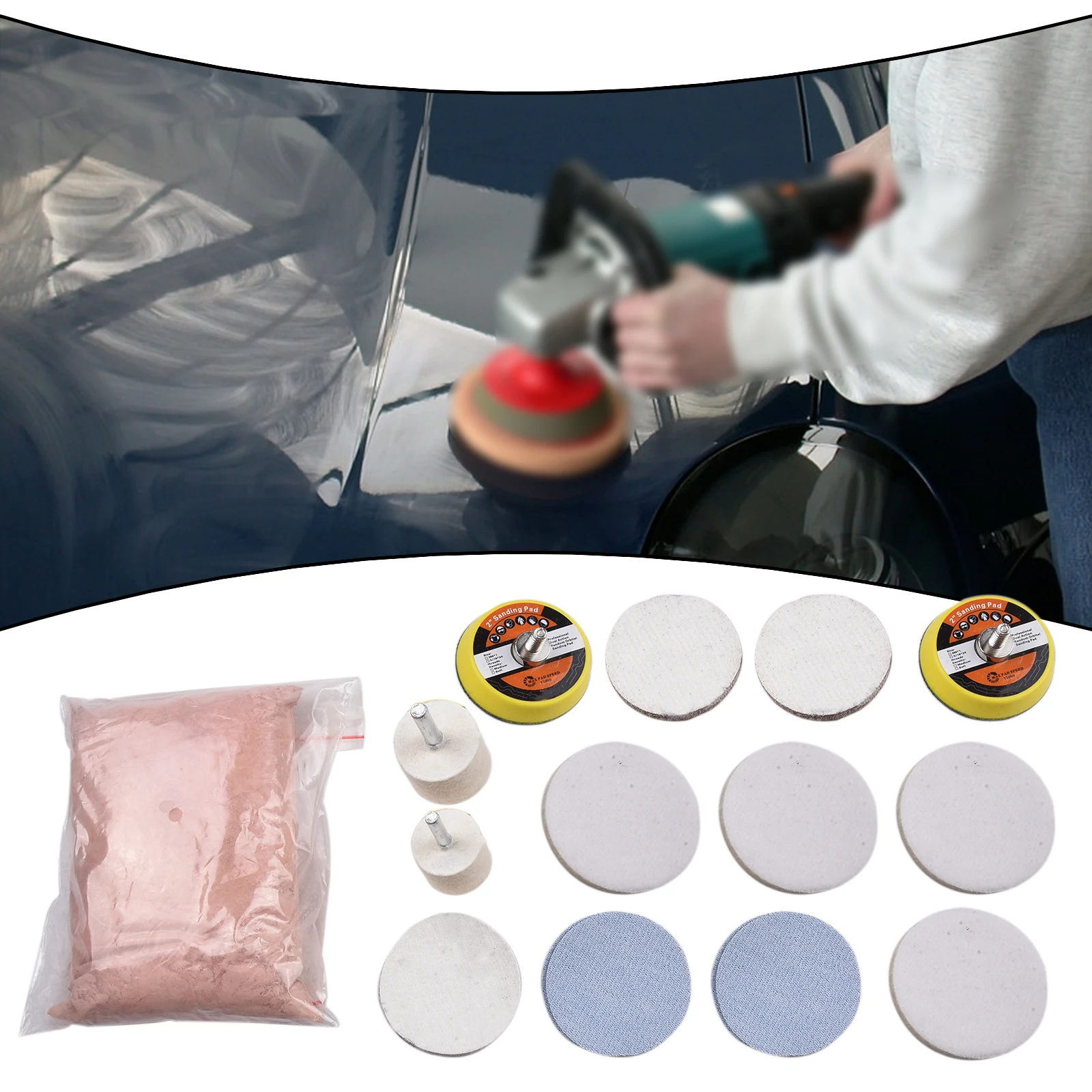 DIY Glass Repair Glass Polishing Kit Affordable Alternative Electric Drill Glass Polishing Kit Glass Surfaces Windscreen Repair