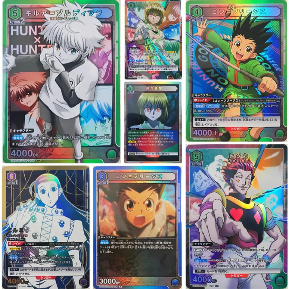 Anime HUNTER HUNTER HUNTER Coleção Card, Cartas de tabuleiro, Gon