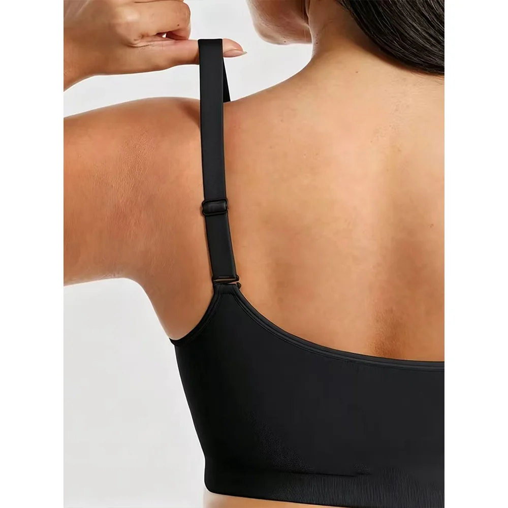 女性用ワイヤレスプッシュアップブラジャー フルカバー ソリッ - Full Coverage Bra のレビューと価格