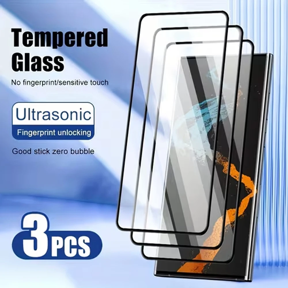 

1-3Pcs HD Screen Protectors For iPhone 15 17 Pro Max Air 16 14 Plus 13 12 Mini 16e 11 X XR XS 6 9D Tempered Glass For iPhone 17
