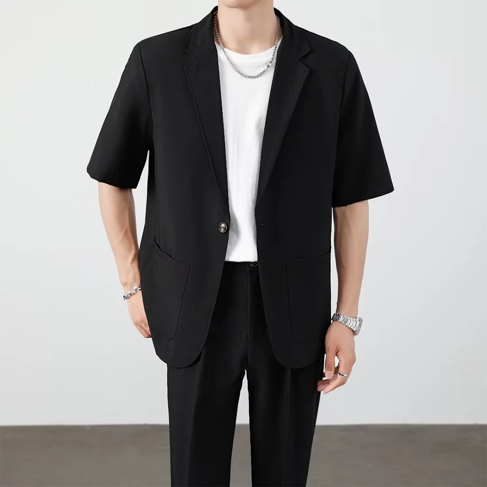 

Mens Suits Elegant 2 Piece Set Jackets & Pants Business Pantsuits Casual Weddings Suits