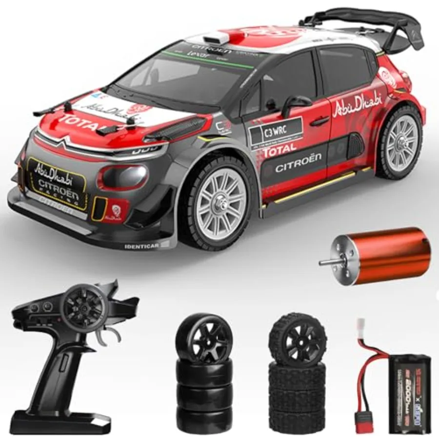 

Радиоуправляемый дрифт-трак 1/14 с бесщеточным двигателем, 4WD, 2.4G, RTR, для взрослых, высокоскоростной (42 км/ч), для любых дорог, электрическая модель для хобби, черный