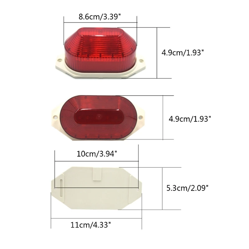 Intermitente universal 21 LED 2 piezas marcador lateral luces advertencia traseras impermeables