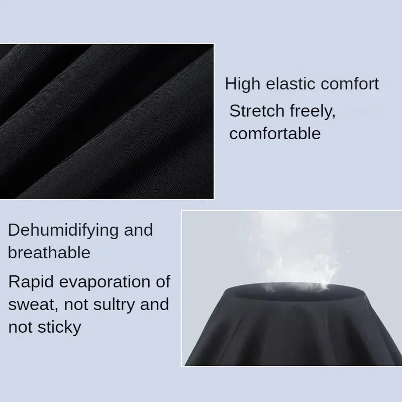 Men's Breathable High Waist Swim Trunks Quick Dry Adult Swimsuit Comfort Lined Pool Spa Water Sports Clothing - Image 5