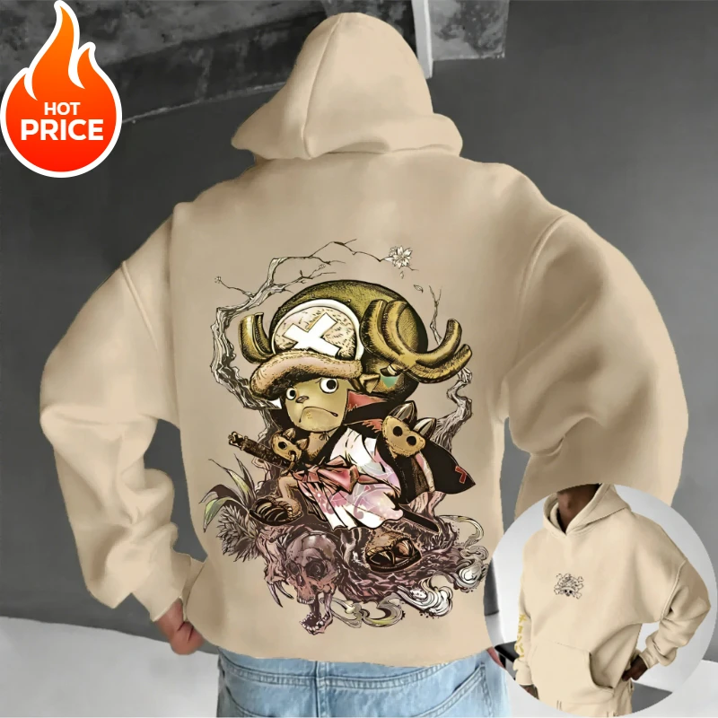 

Цельный Chopper Harajuku уличная мужская винтажная уличная толстовка с капюшоном зимняя женская толстовка с капюшоном большого размера топ с длинными рукавами