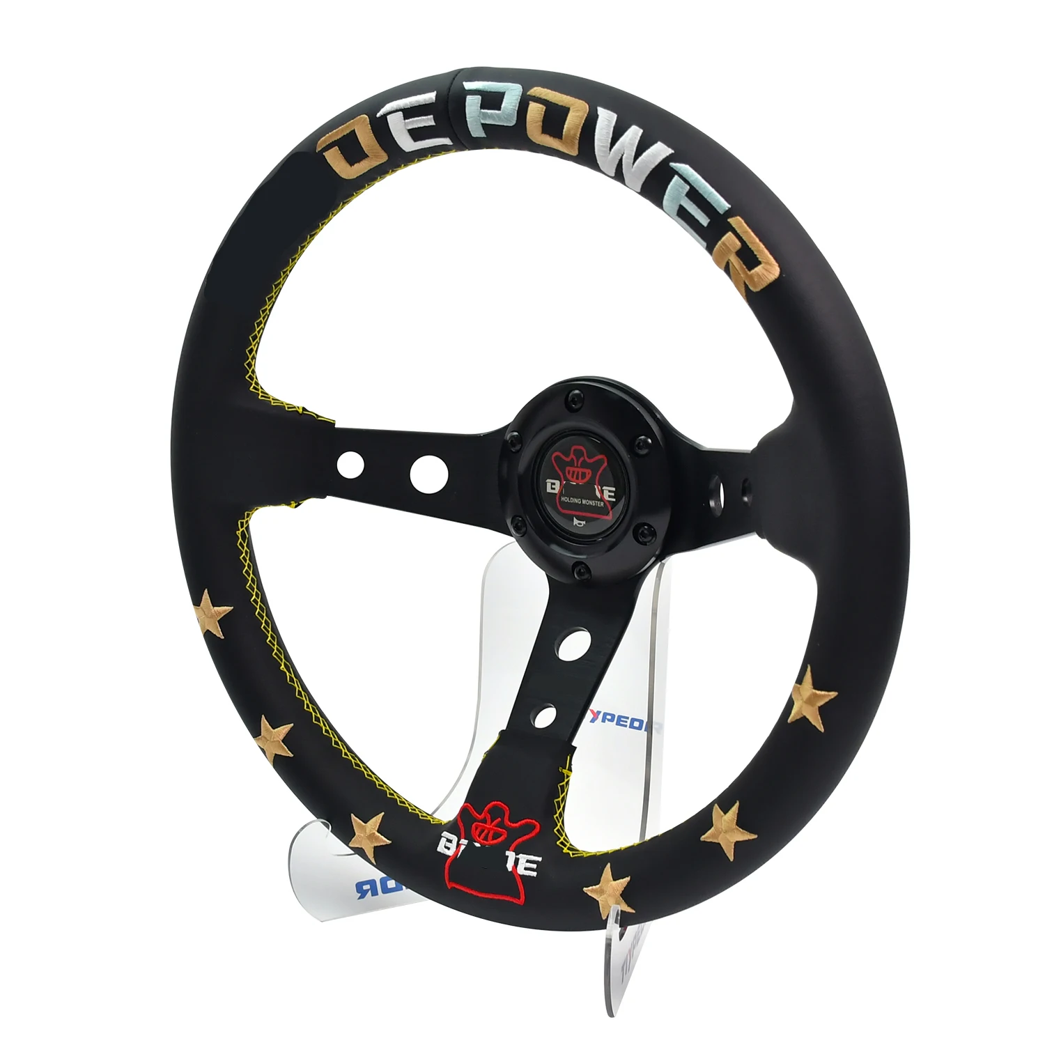

320mm Racing Steering Wheel Universal Accessories Car Modified Embroidery Sports Steering Wheel For Drift