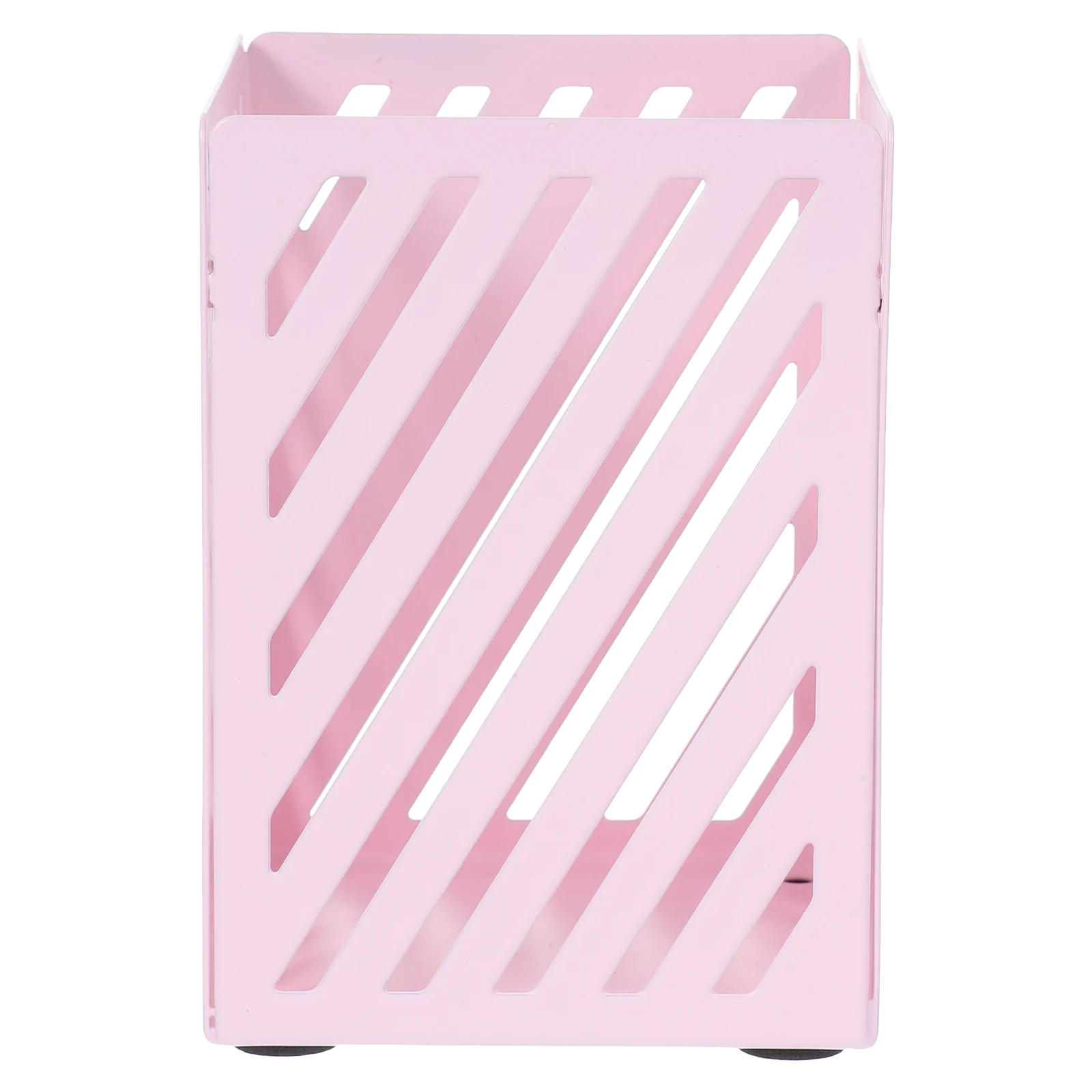 

Iron Pen Holder Metal Desk Organizer Square Mesh Container for Pens Pencils Makeup Brushes Scissors Modern Office Home Classroom