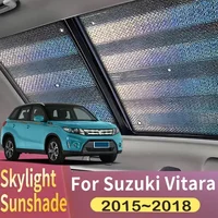 Parasol de techo solar adecuado para Suzuki Vitara Escudo 2015 ~ 2018 2016 2017 techo panorámico de coche 2X protector térmico parasol de ventana Anti-UV