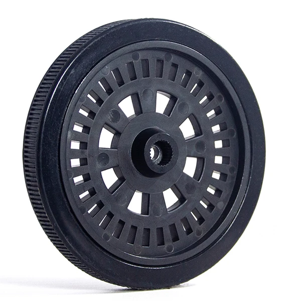 10PCS Wheel For Standard Servo Splines 25T With Silicone Tire Remote Control Construction Set Small Robot Kits Track Kit For A C