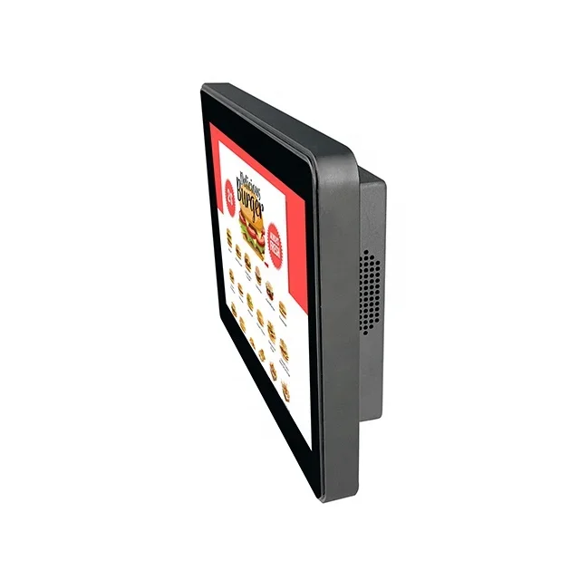 10.1inch Wall Mounted Touchscreen Mo/nitor LCD Screen IPS Panel HD Display 10 Point Capacitive Touch M/onitor with Speaker