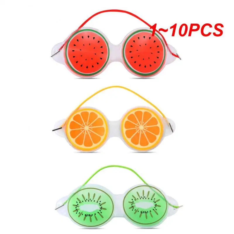 

1~10PCS Fruit Ice Compress Sleeping Eye Mask Relieve Fatigue Remove Dark Circle Cooling Relaxation Cute Eye Mask Eye Care Tools