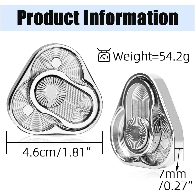 1Pcs Fidget Slider Metal Toy EDC Adult Hand Spinner ADHD Autism Sensory Stress Relief Anxiety Gifts