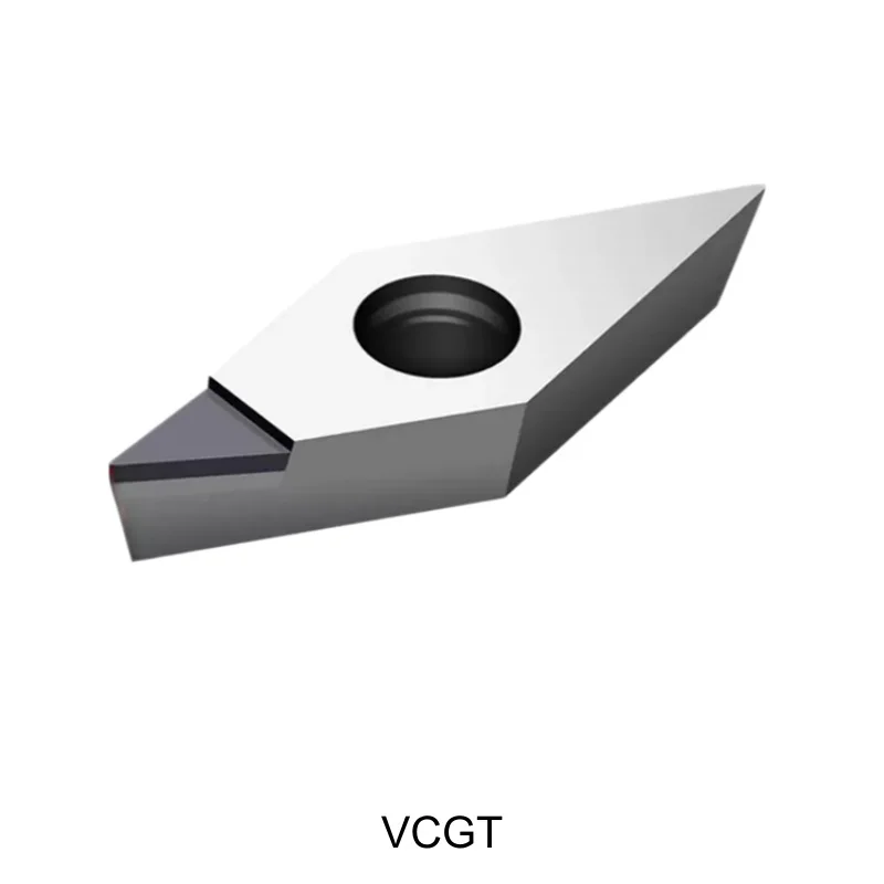 PCD Insert VCGT1103 VCGT1604 Turning Tool High Hardness Diamond Cutter for Copper Aluminum to Achieve Mirror Effect