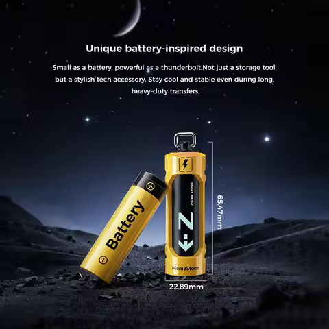 KingSpec SSD 512G 1TB 2TB External Hard Drive 2000MB/s USB3.2 Pen Drive USB-C Portable Hard Disk for Notebook PC Smartphone PS5