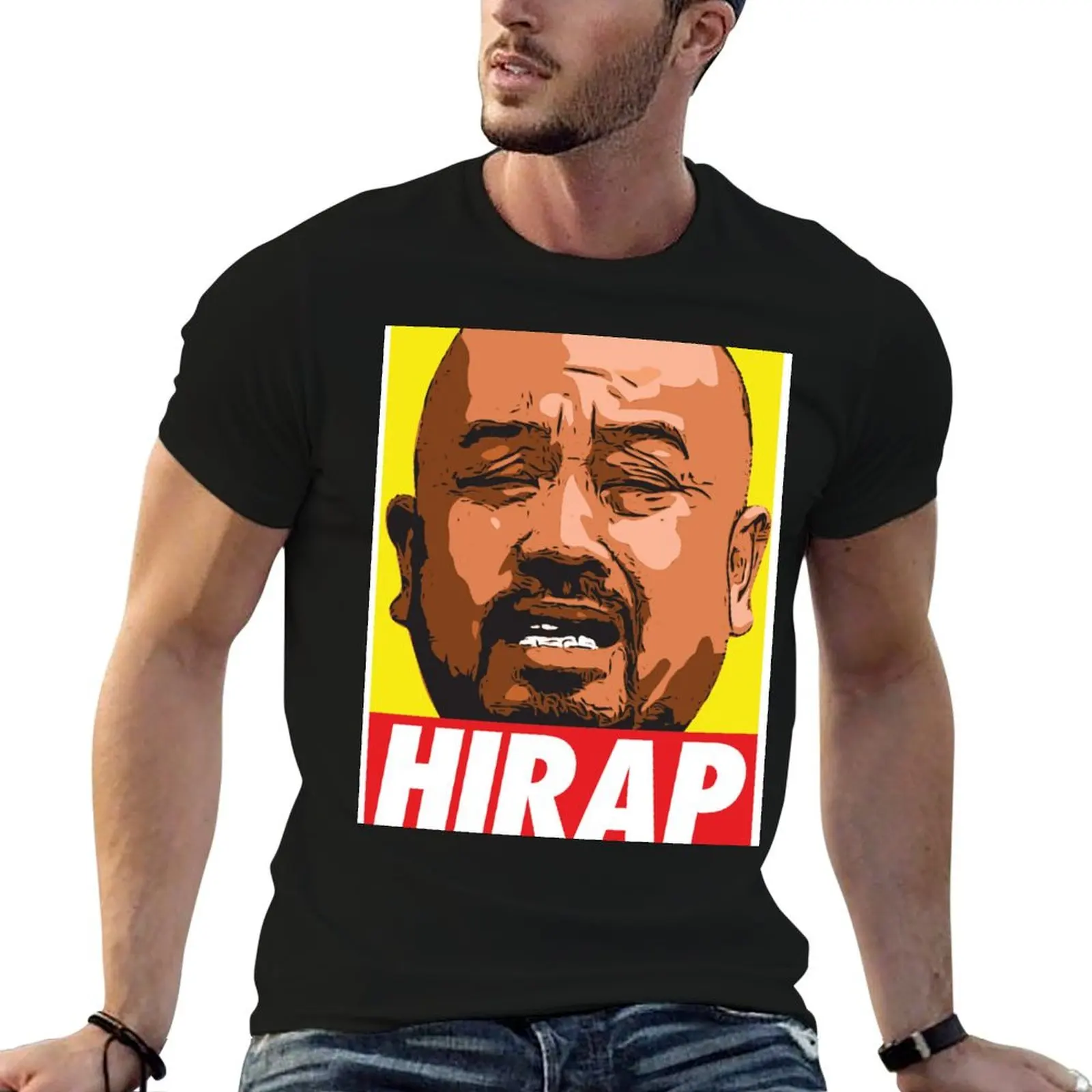 

HIRAP T-Shirt man clothes croswit shirt man heavyweights T-shirt men