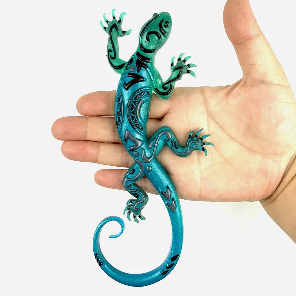 

Gecko Decoration Mold 3D Resin Silicone Animal Wall Hanging Jewelry Craft DIY Pendant Molds Art Supplies Safe Durable Texture