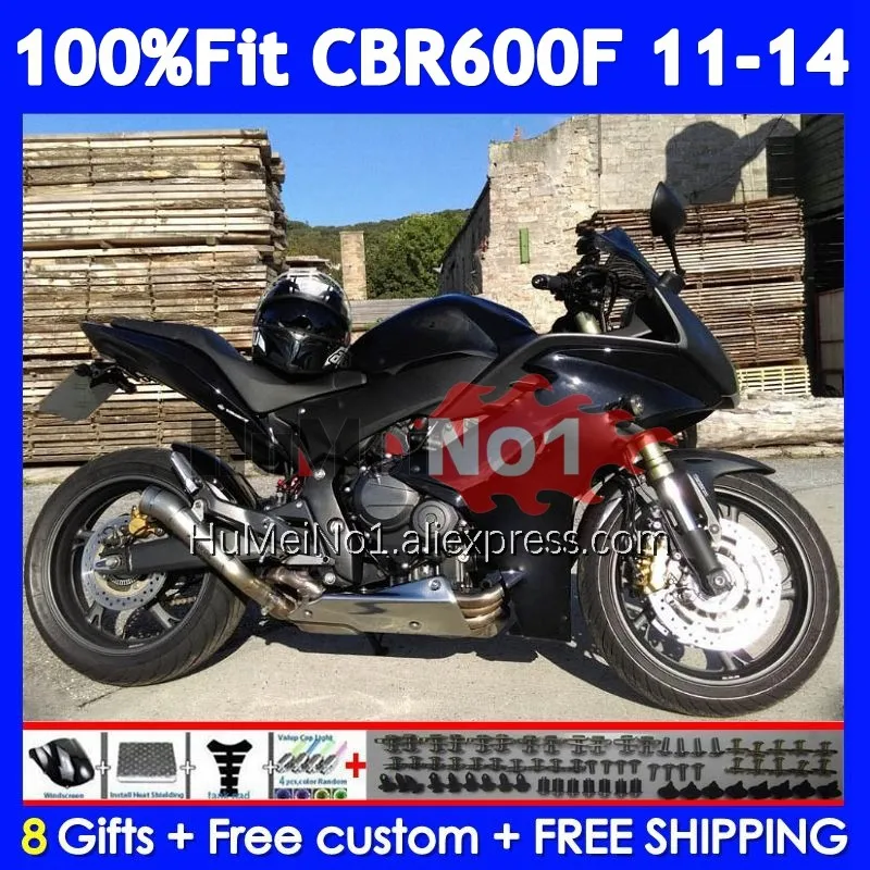 Injection For HONDA CBR600F4i CBR600F 11 12 13 14 36No.1 CBR 600 F 600F CBR600 F4i CC 2011 2012 Glossy black 2013 2014 Fairing