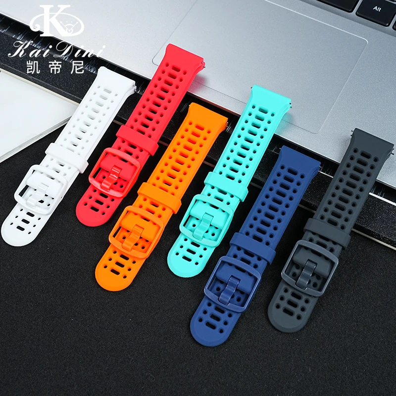 22 مللي متر أشرطة ساعة اليد ل COROS PACE 3/APEX PRO/2Pro/46 مللي متر سوار معصم من السيليكون ل Garmin Forerunner255/265/965 استبدال حزام الساعات
