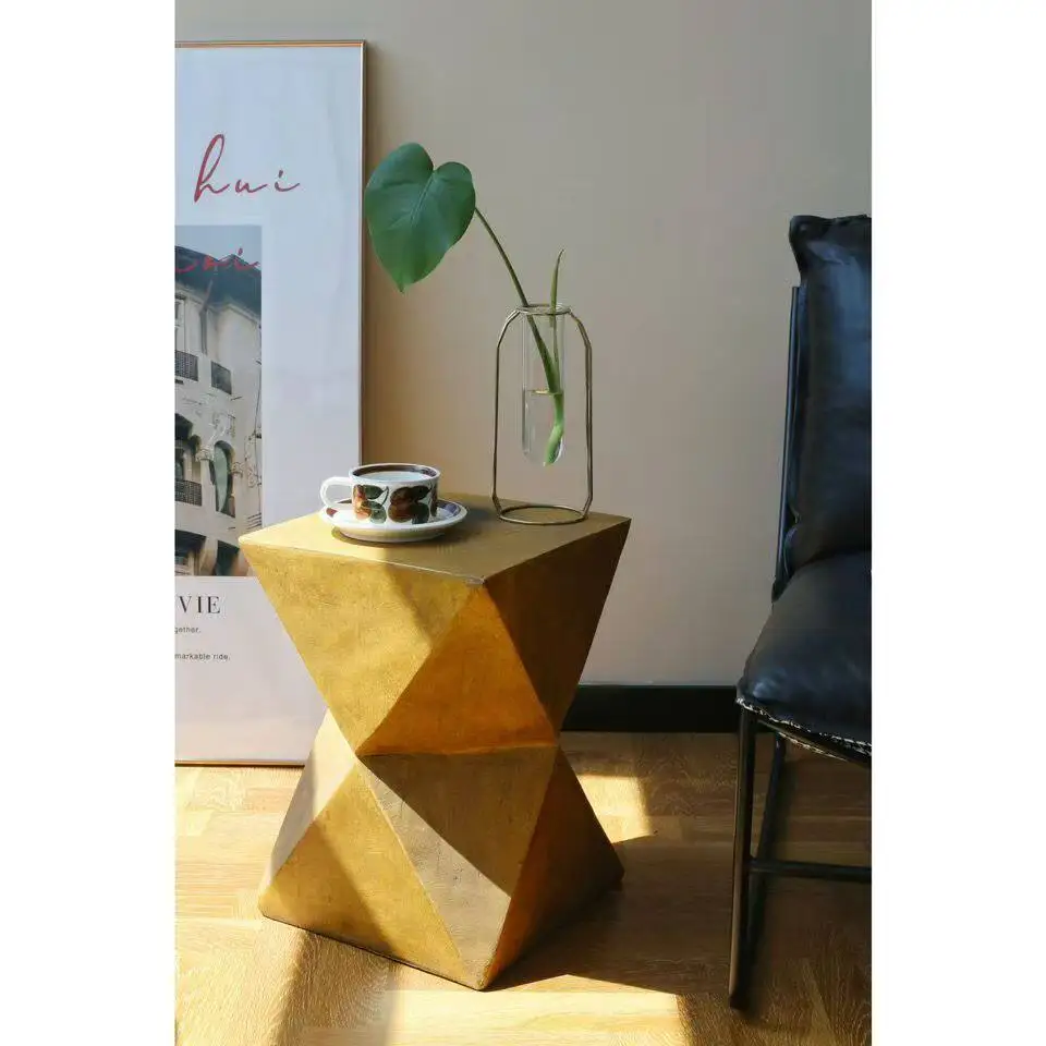 Nordic design simple side table art modern corner coffee bed and breakfast cafe small outdoor balcony
