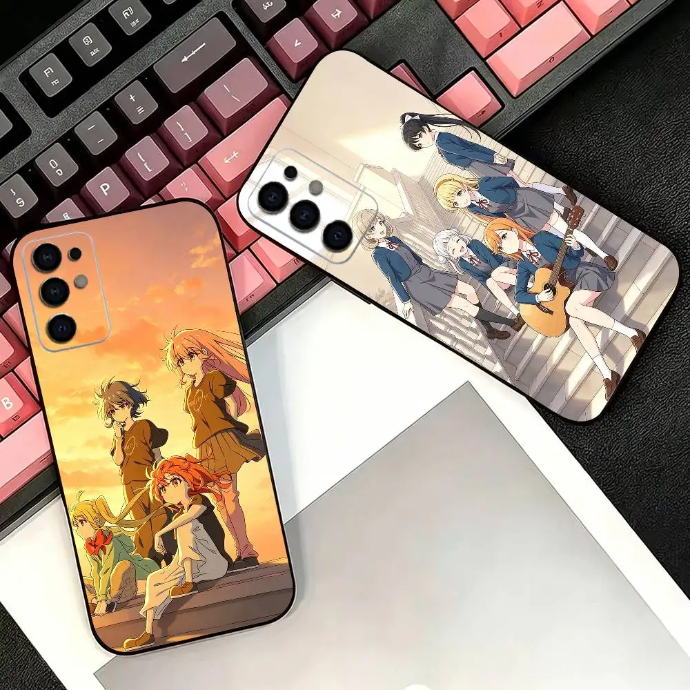 B-Bocchi The Rock Anime Phone Case For Samsung S26,25,24,21,22,21,20,10,9,8,7,6,Ultra,Plus,Fe, Lite Black Cover