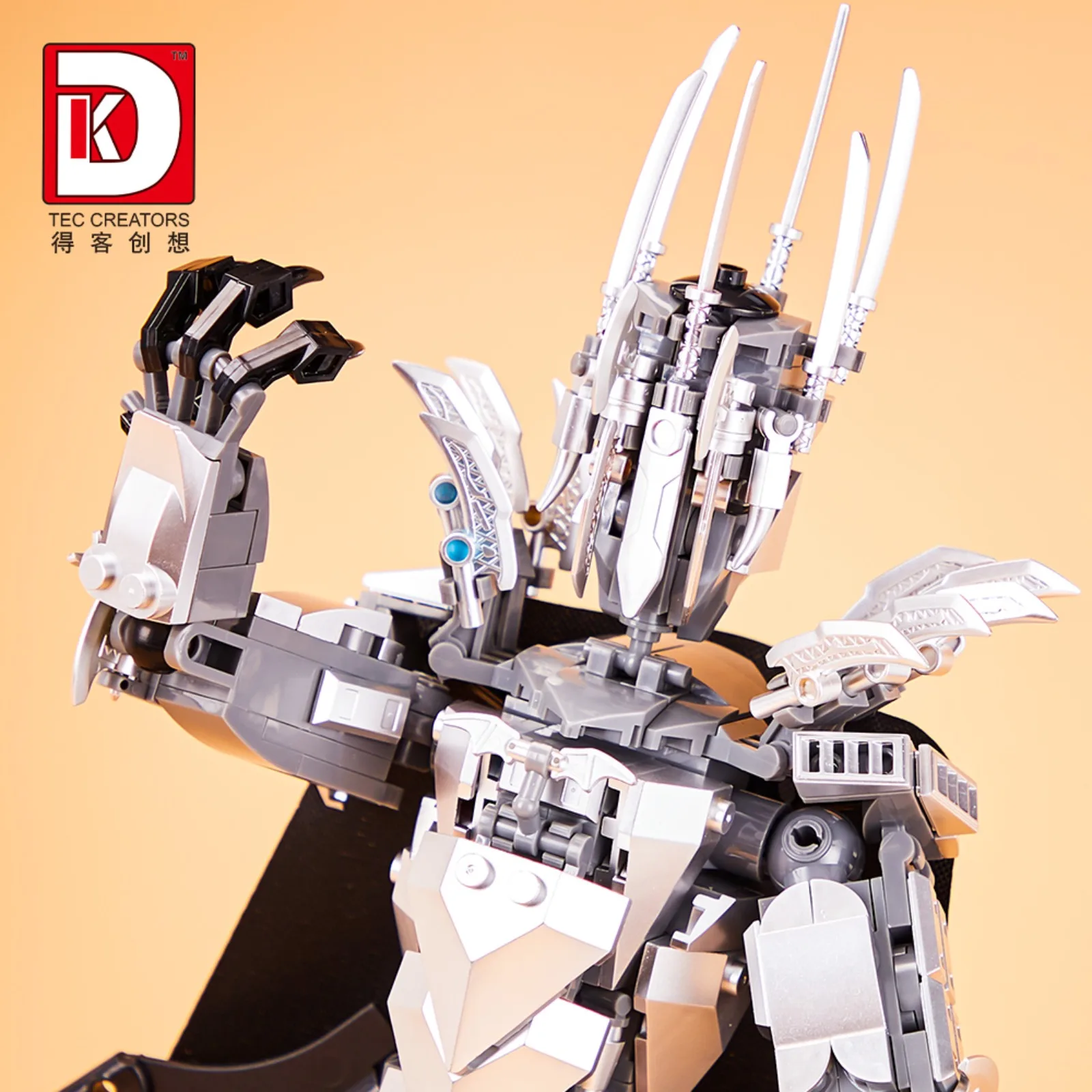 Brinquedo de blocos de construção Deke 6007 Dark Lord para crianças, compatível com tijolos estilo LEGOeds
