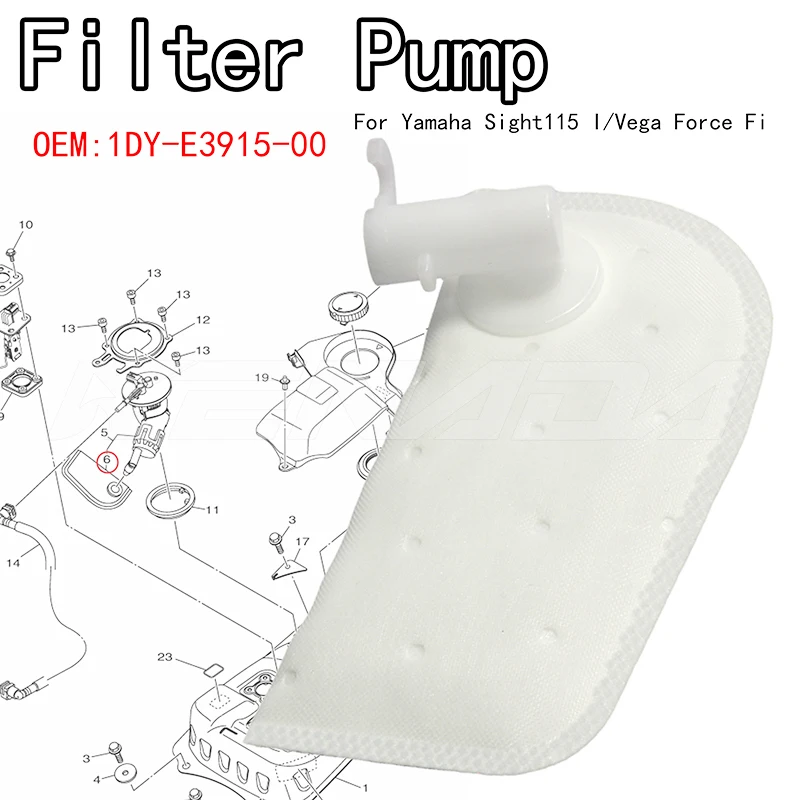 Fuel Pump Filter For Yamaha Srl 115 Lagenda 115 Jupiter Z1 Spark115i Vega Force Fi