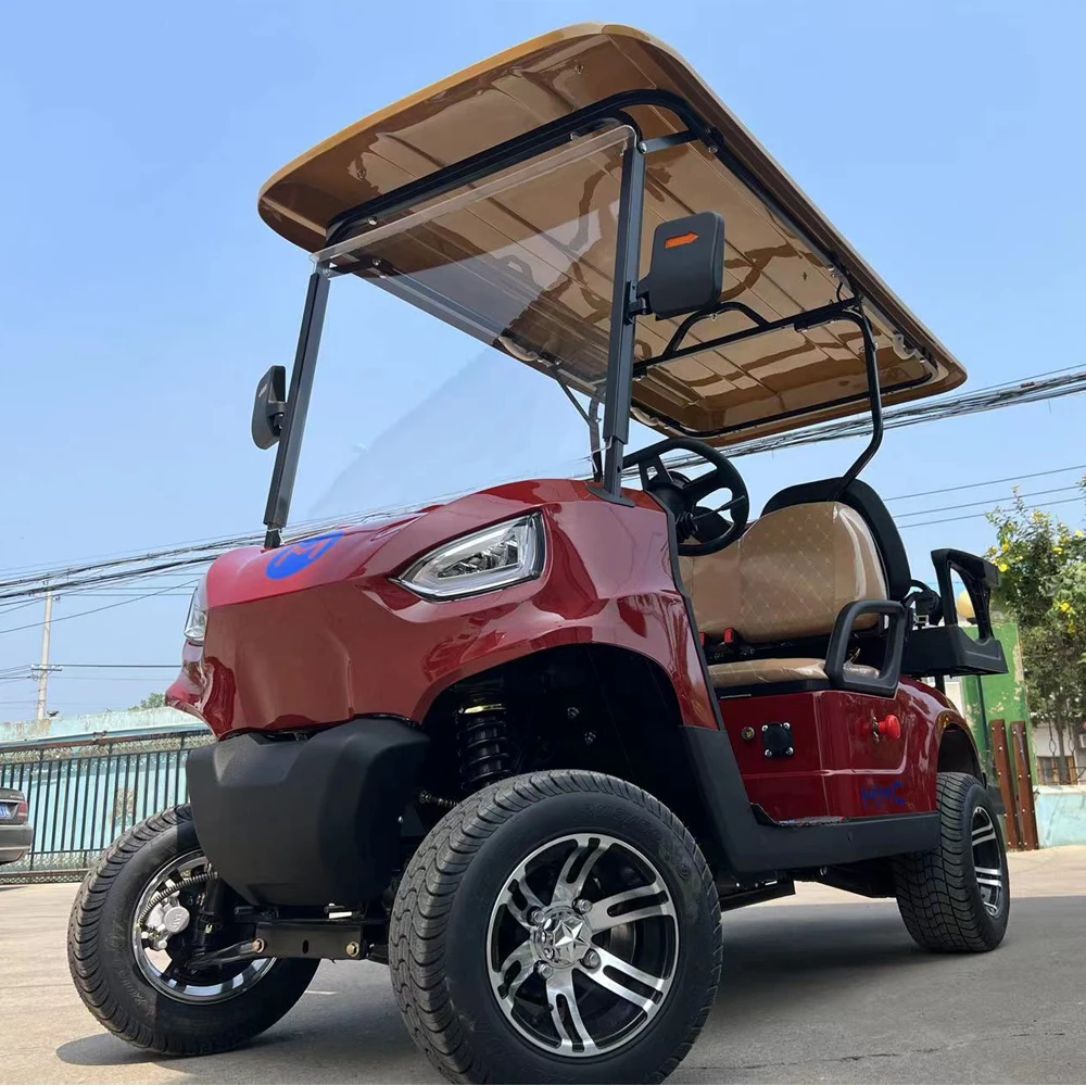 New Double Swing Arm And Independent Front Suspension High-torque 6 Seater 5000W Electric Golf Cart