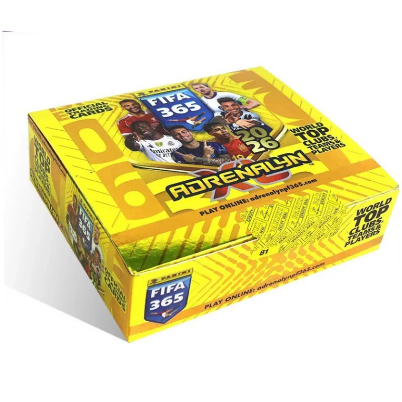 

Коллекционные карточки Panini FIFA 365 Adrenalyn XL: Лучшие клубы и игроки мира сезона 2026 – Месси, Роналду, Неймар. Игровая коллекция. Подарки.