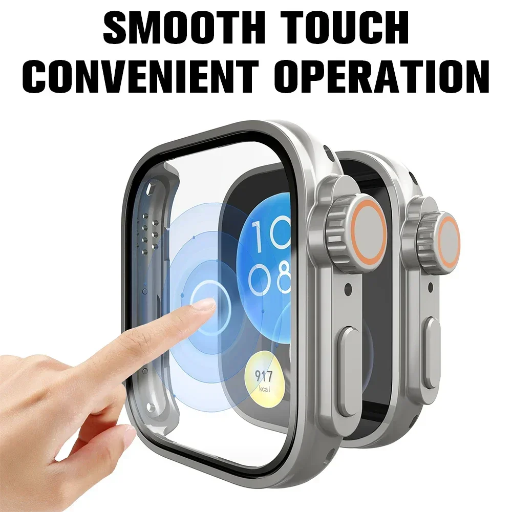 For Huawei Watch Fit 3 Smartwatch Change to Ultra Screen Protector For Huawei Fit 3 Upgrade to Ultra2 PC Case+Glass Accessories