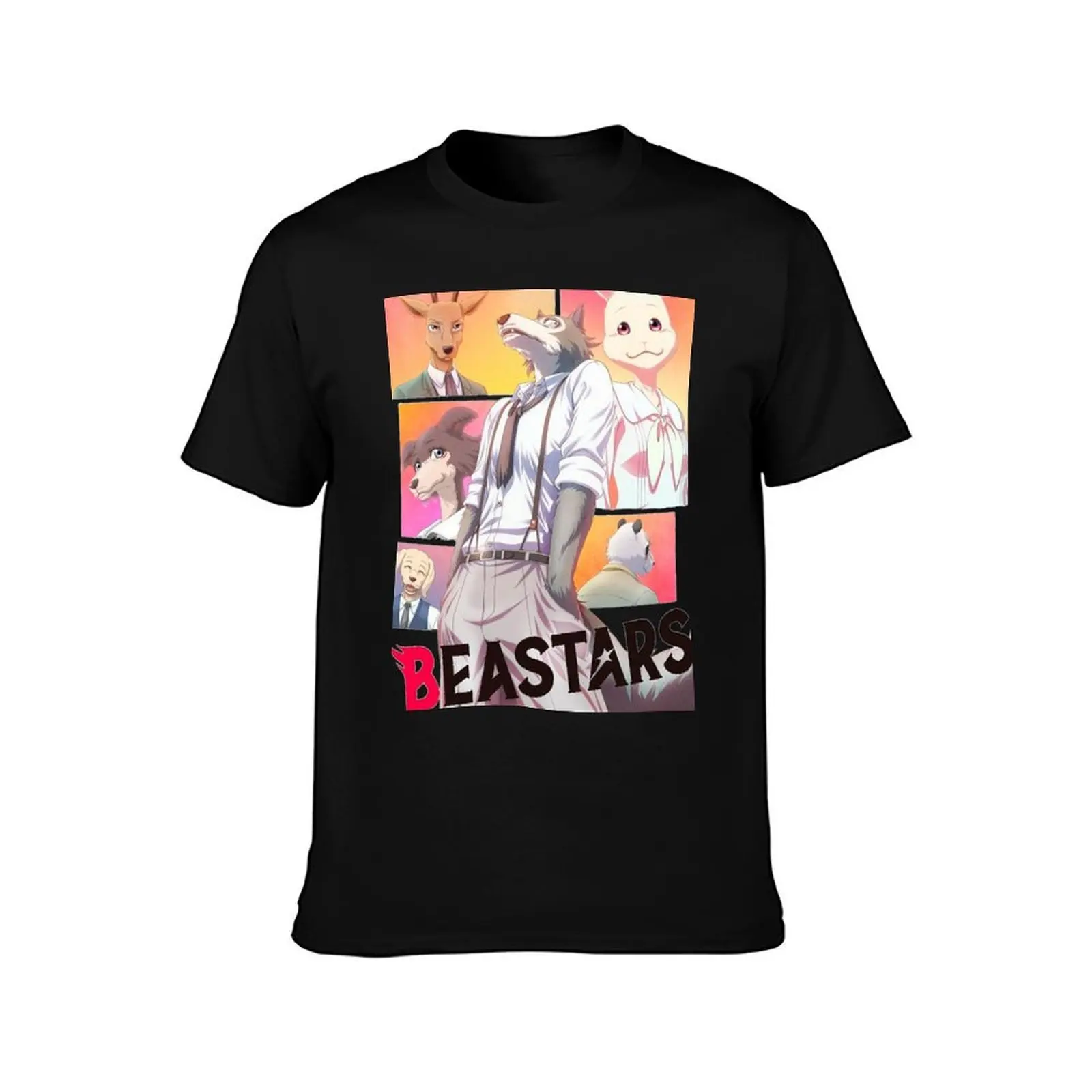 Beastars family T-Shirt Soft Stretch Short Sleeve Top T-Shirt