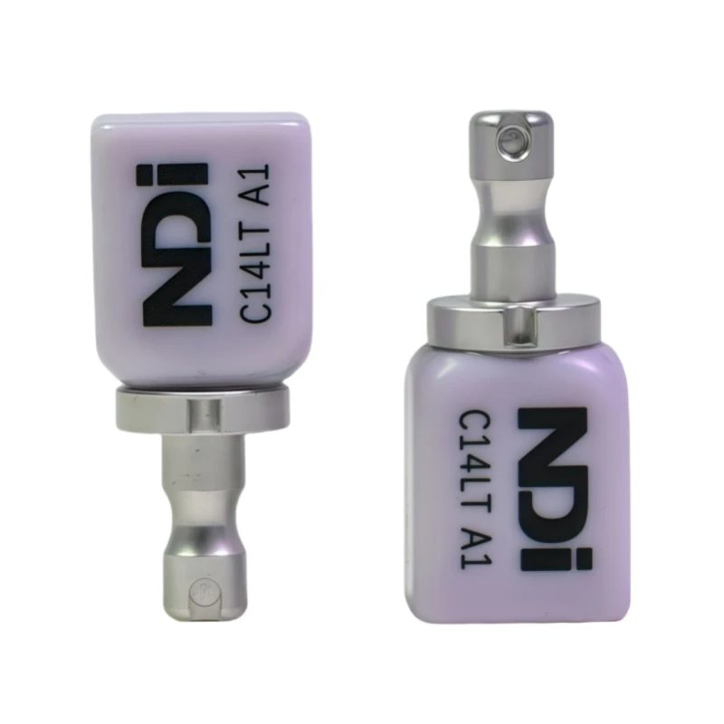 NDI 5PCS/Box Lithium Disilicate C14 Dental Lab Glass Ceramic Blocks HT / LT For CAD CAM Sirona Cerec Veneer Dentist Materials