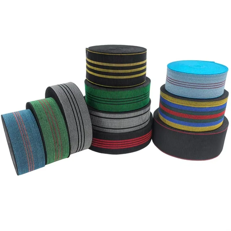 Durable Professional Rubber Polypropylene Webbing Black Sofa Elastic Band Sofa Chair Seat Indoor Other Furniture Accessories