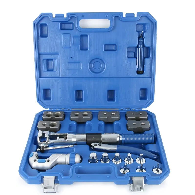 Kit di strumenti per svasatura e espansore per tubi idraulici universali 2 in 1 WK-400 per rame morbido HAVE 3/16 1/4 5/16 3/8 1/2 5/8 3/4 7/8 pollici