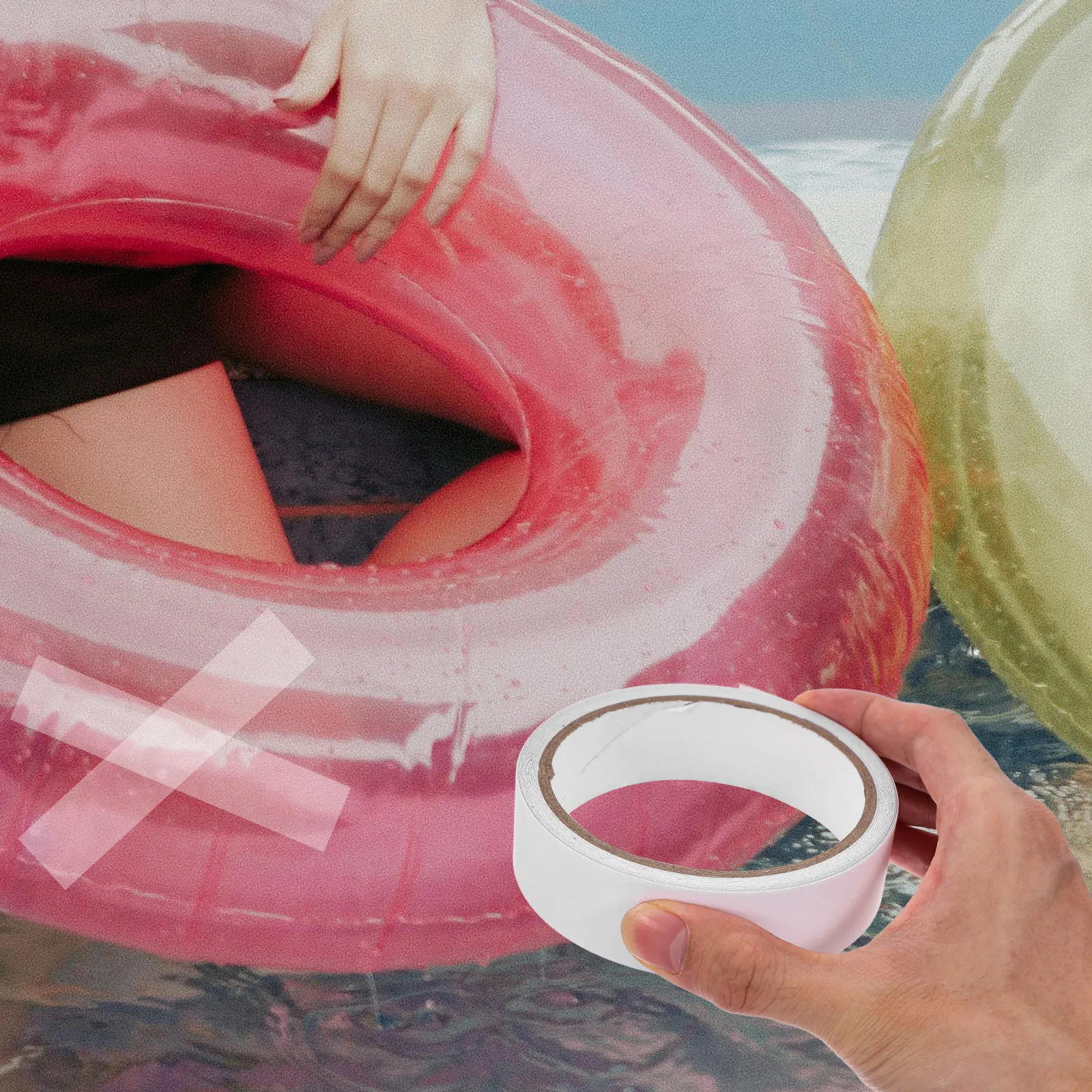 Heavy-Duty Waterproof Repair Tape for Air Beds, Halloween Christmas New Year Outdoor Use