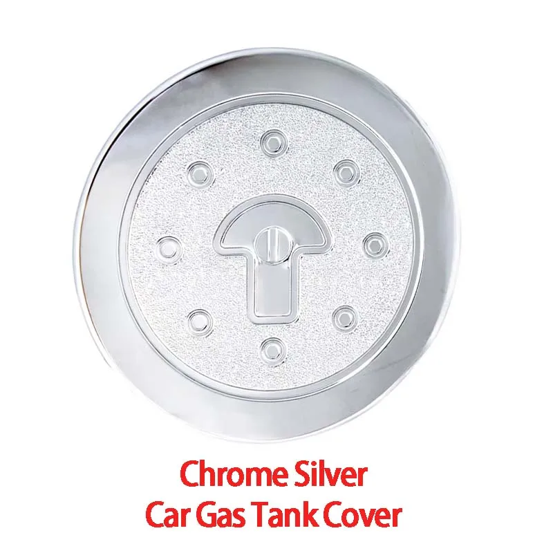 1 Pcs ABS Chrome Gas Tank Cover for Toyota Yaris 2004-2010 High-Quality Chrome Silver Car Exterior Decoration Part