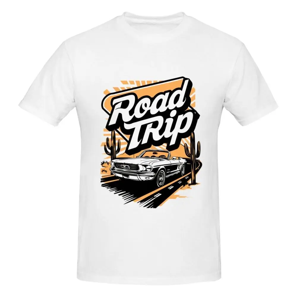 Road Trip Printed Men's T-Shirt  Tees High Quality 100%Cotton Short Sleeve