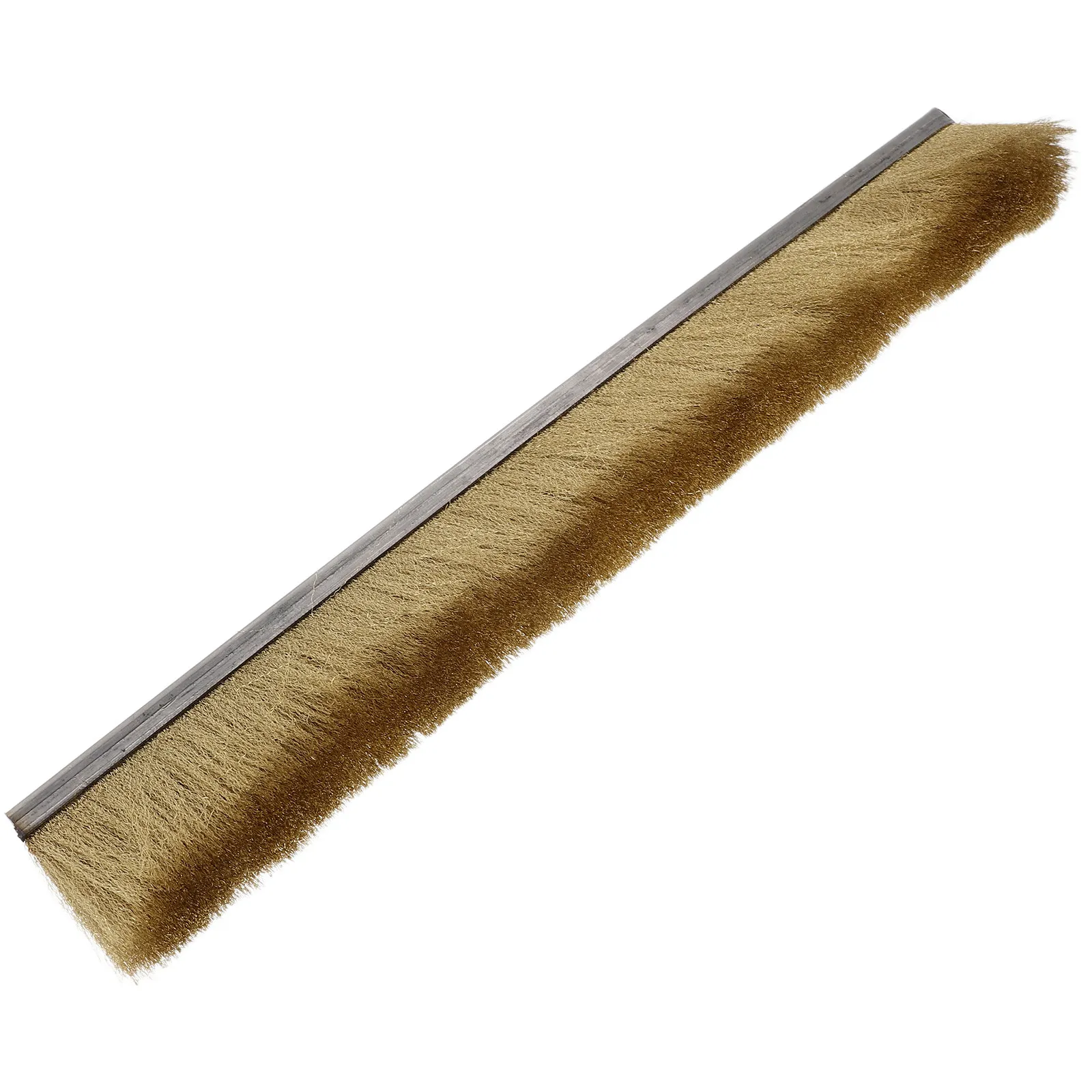 Mailbox Cover Brush Seal Strip 11.8x1.8in Copper Wire Bristle Dustproof Seal Strip Letter Box Lid Guard Mailbox Maintenance