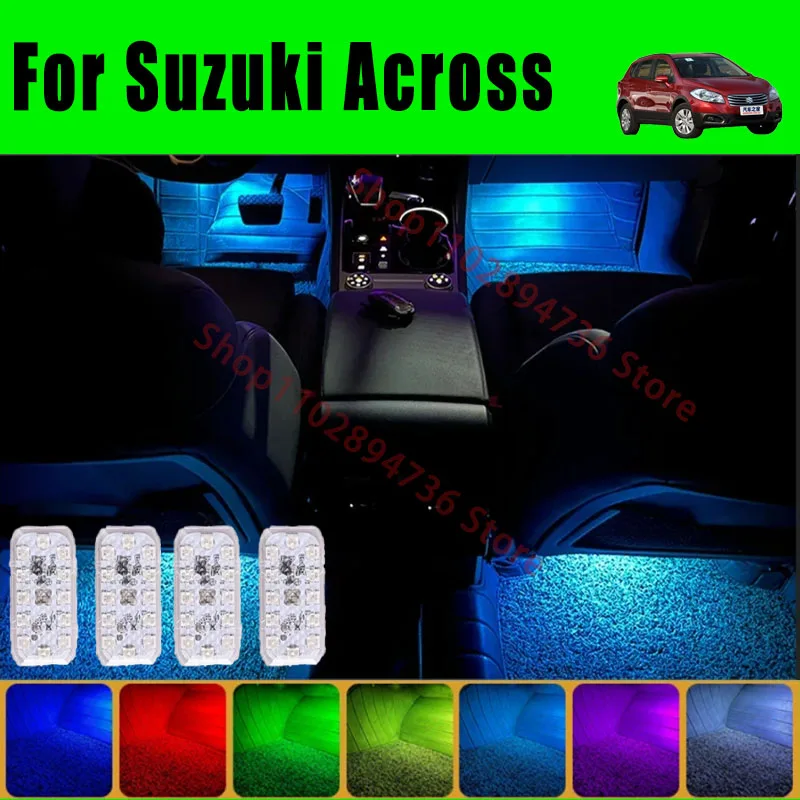 RGB Footwell Luggage Compartment Car Led HD Seat Lamp For Suzuki Across Car LED Atmosphere Decorative Lamp