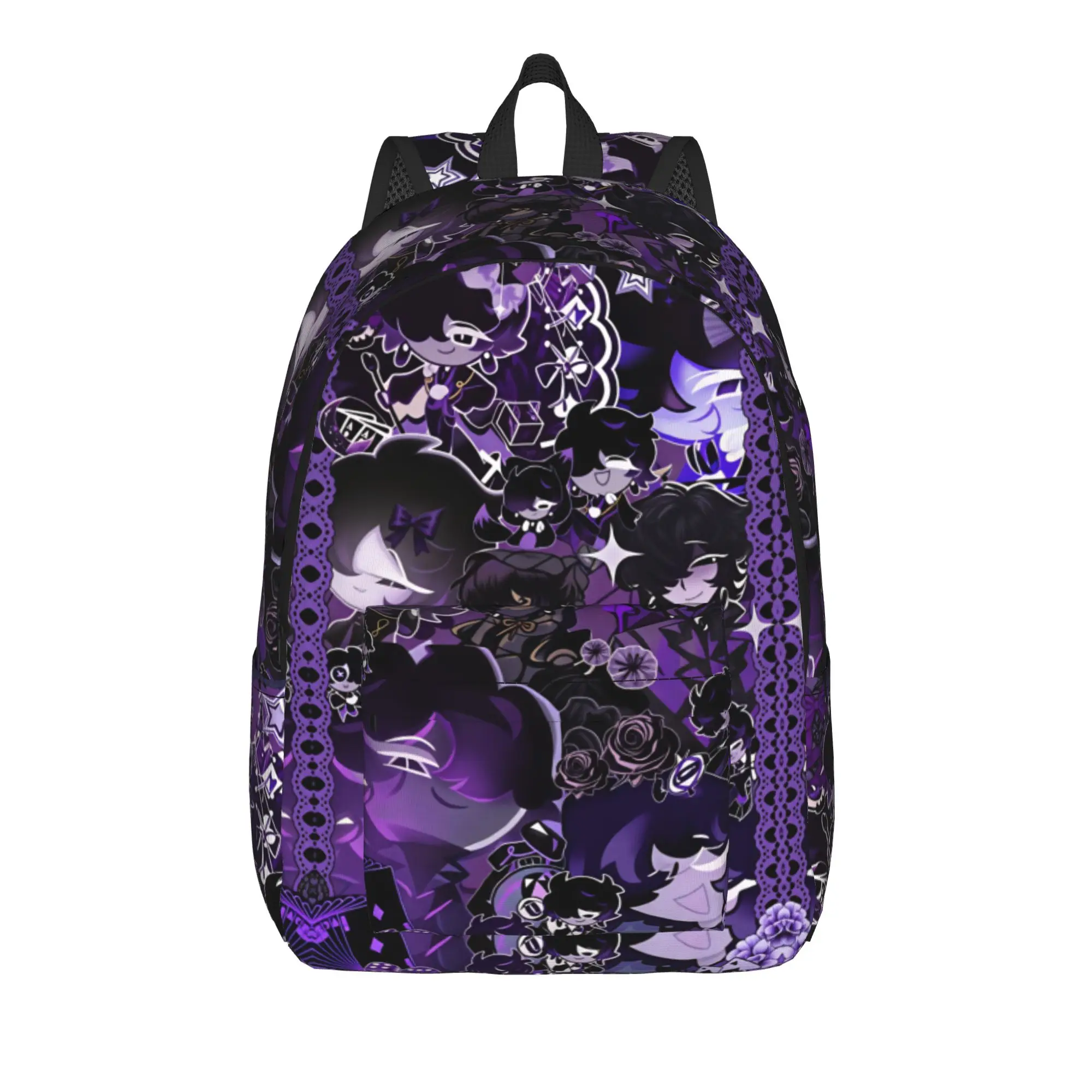 Shadow Milk  (4) Backpack Cookie Run Kingdom Outdoor Style Backpacks Men Kawaii High School Bags Colorful Soft Rucksack