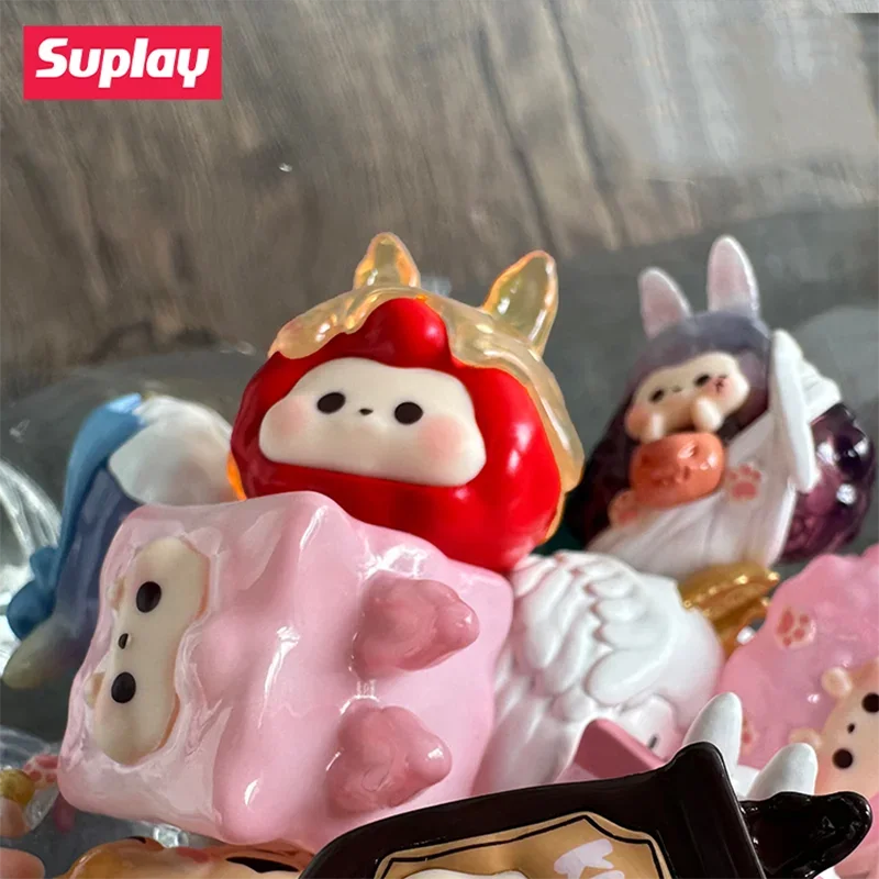 Suplay KIKI-MINI Sutra سلسلة صندوق أعمى صغير النار الثاني تخمين حقيبة صندوق غامض اللعب دمية لطيف أنيمي الشكل الحلي جمع