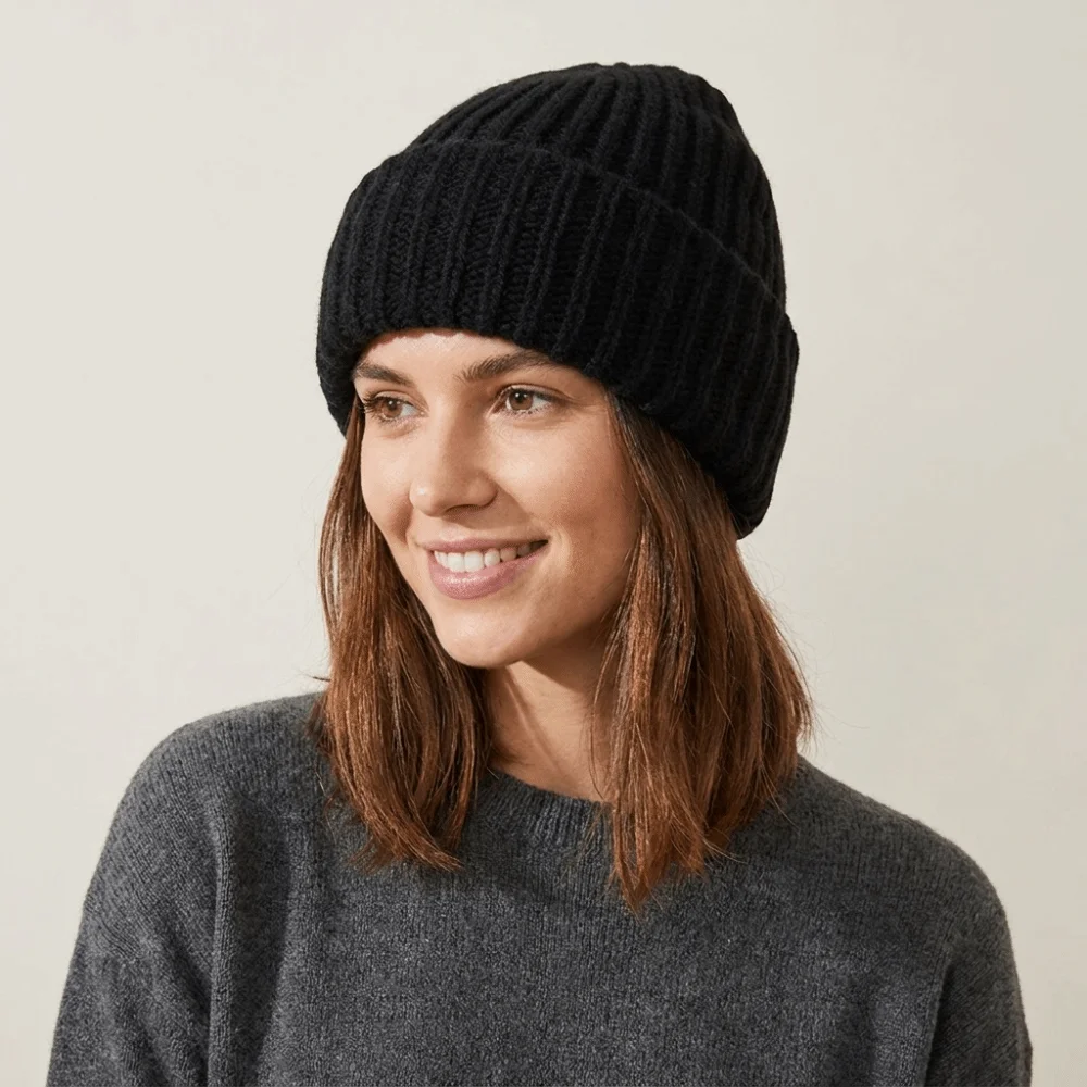 Casual Solid Color Winter Balaclavas Cap Windproof Thickened Full Face Pullover Cap Neck Warmer Earflap Ski Knitted Mask Outdoor
