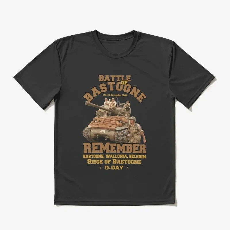 US Army D-DAY Veterans 1944 Normandy Battle of Bastogne T-Shirt Short Sleeve Casual 100% Cotton O-Neck Mens T-shirt Size S-3XL view 2