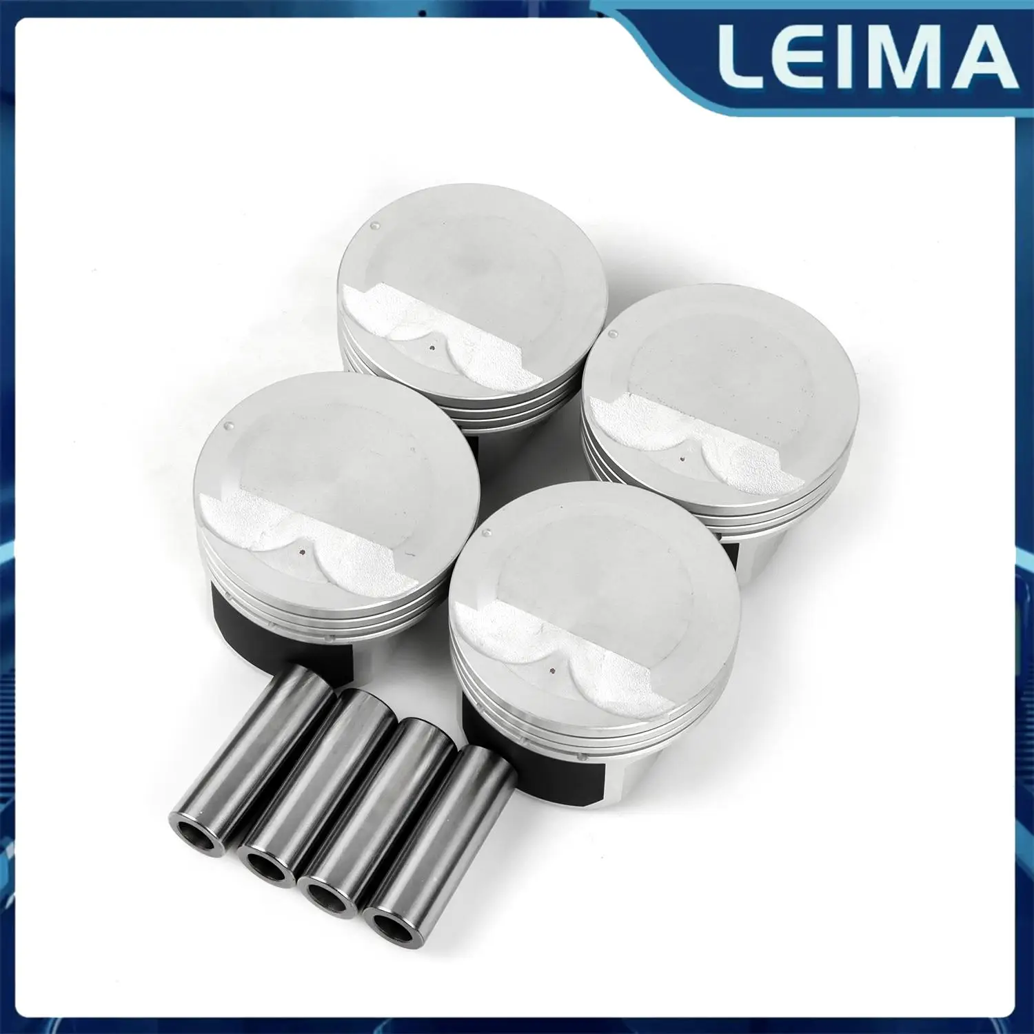 4Pcs Engine Pistons 23041-2B101 230412B101 For Hyundai Accent Verna Solaris i20 ix20 Kia Cee'd Rio K2 Venga 1.4L G4FA Auto Parts