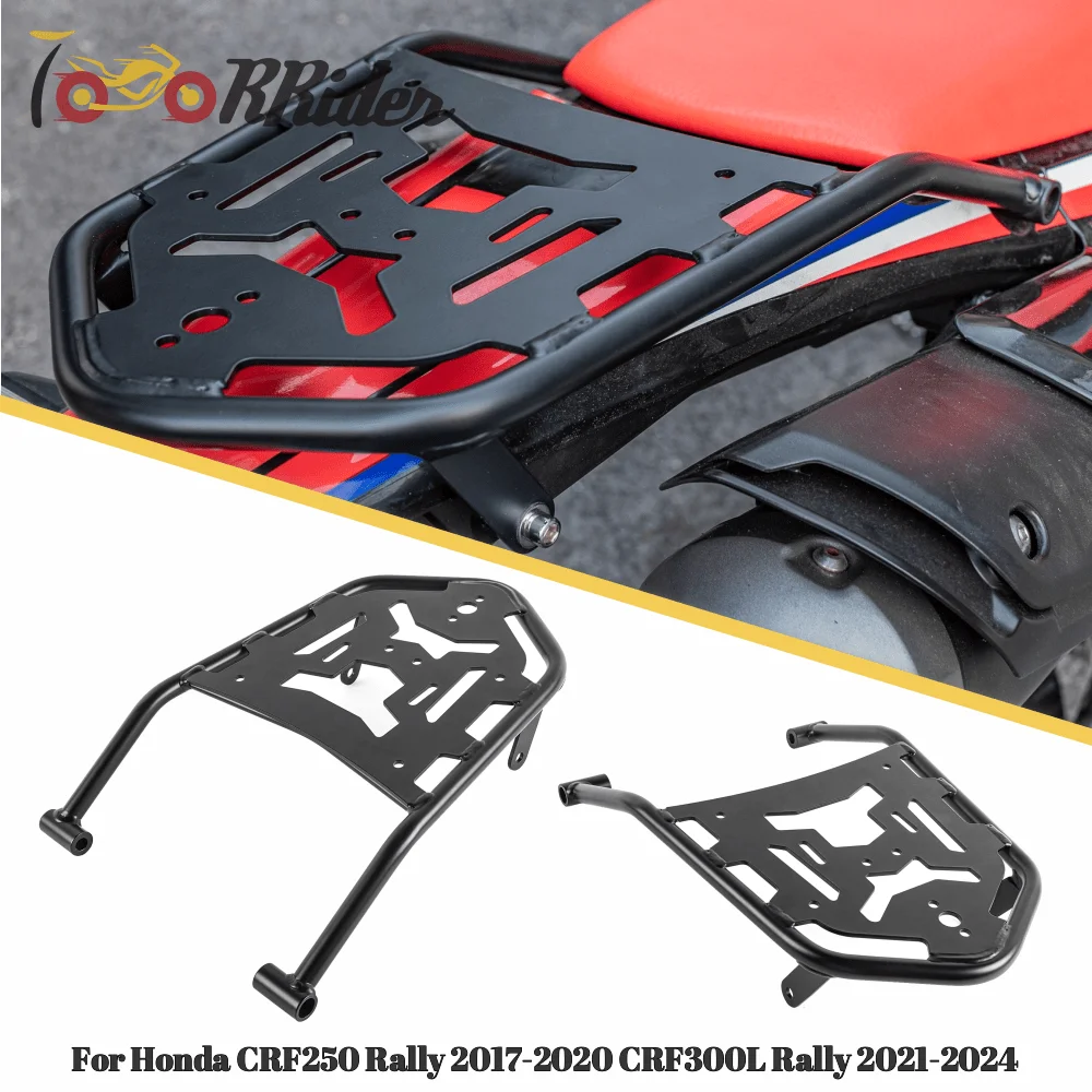 

Motorcycle Rear Luggage Rack Cargo Support Holder For Honda CRF250 CRF300L Rally CRF 250 300L Tail Carrier Shelf Storage Bracket