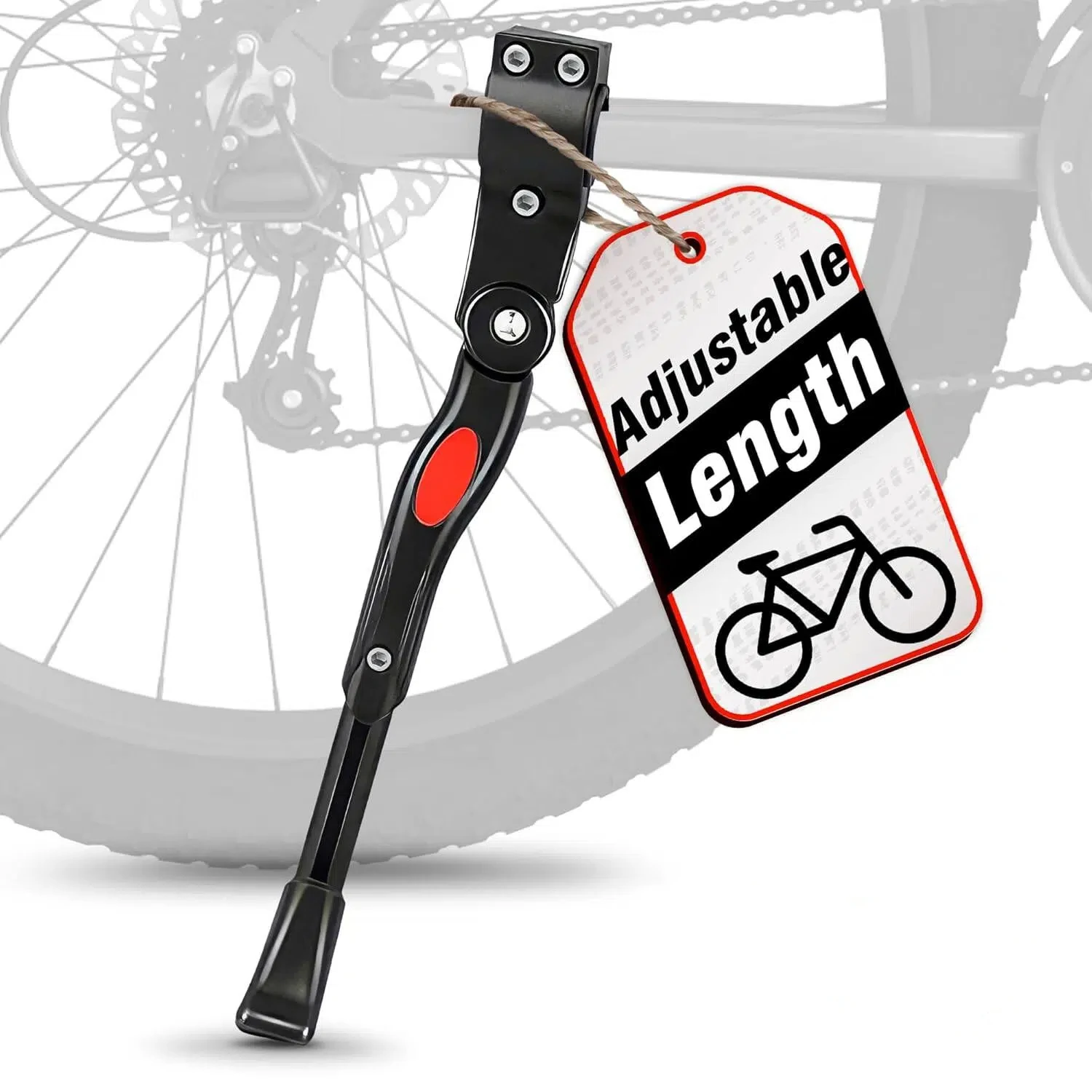 Verstellbarer Fahrradständer für Fahrräder für Erwachsene, passend für 24-Zoll- bis 27,5-Zoll-Räder, Aluminiumlegierung, rutschfeste Füße für stabil auf Bergen